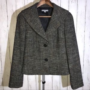 Ann Taylor Tweed Blazer Jacket